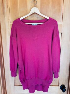 Anthropologie Saturday Sunday Oversized Knit Tunic Clay Colour M